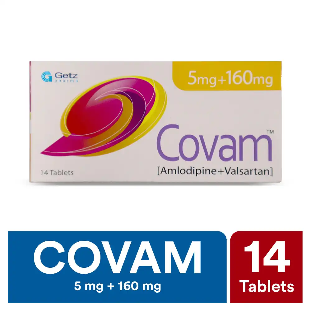 Covam 5mg+160mg Tablets